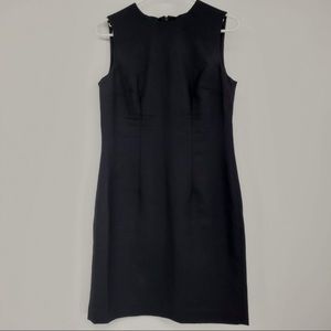 Valerie Stevens Pure Wool Black Sleeveless Dress Winter Formal Size 4 Four Warm
